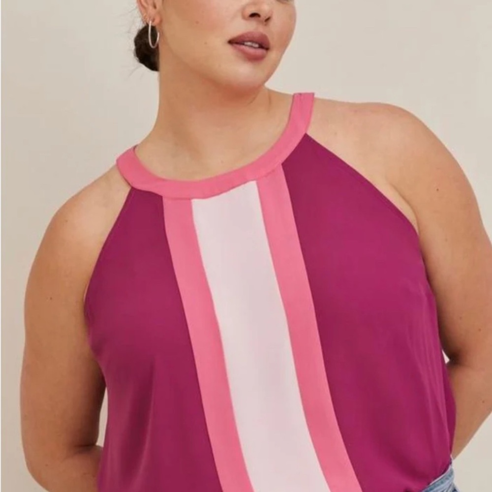 Torrid Pink Sleeveless Tank Top